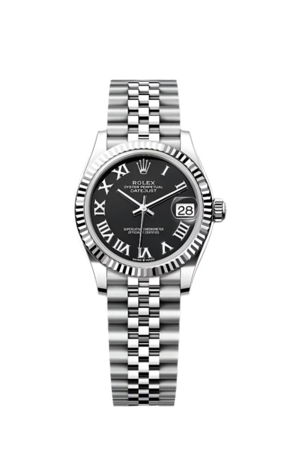 Datejust 31 Black Roman Luxury Watch