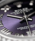 Datejust 31 Aubergine Roman Diamond Luxury Watch